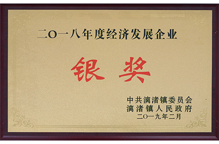 漓渚鎮(zhèn)2018年度經(jīng)濟(jì)發(fā)展銀獎(jiǎng)